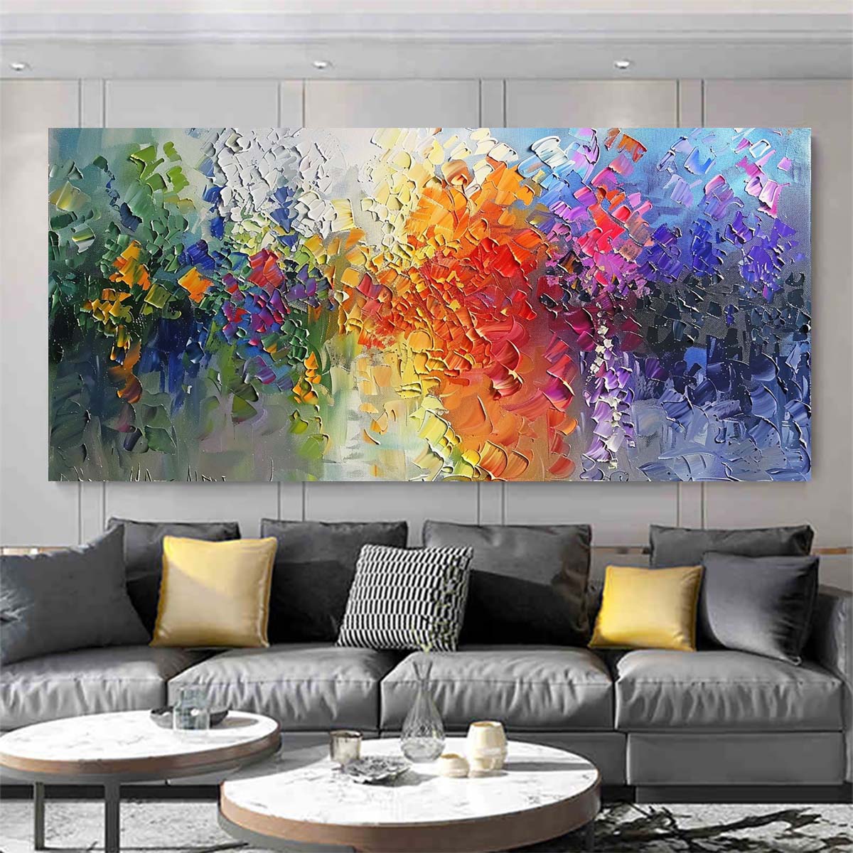 Original creation Landscape Hand painted Oil Painting Canvas Wall Art For Home Living Room Unframed/Rolled #050