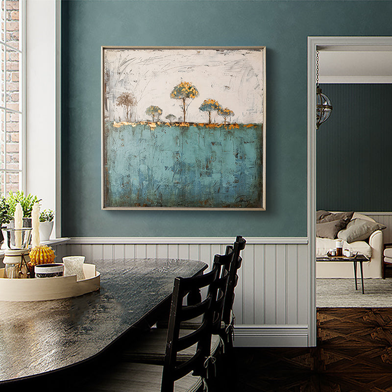 OriginalhandpaintedOilPaintingModernMinimalistRestaurantEntranceLivingRoomDecorativePaintingPaintingsPlant 31in,No Frame