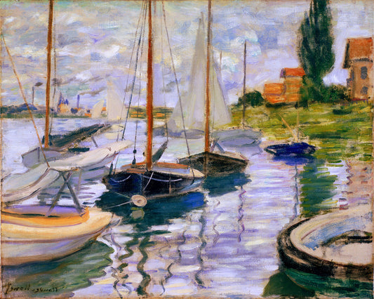 Oscar-Claude Monet Hand painted Oil Painting Canvas Wall Art For Home Living Room #008