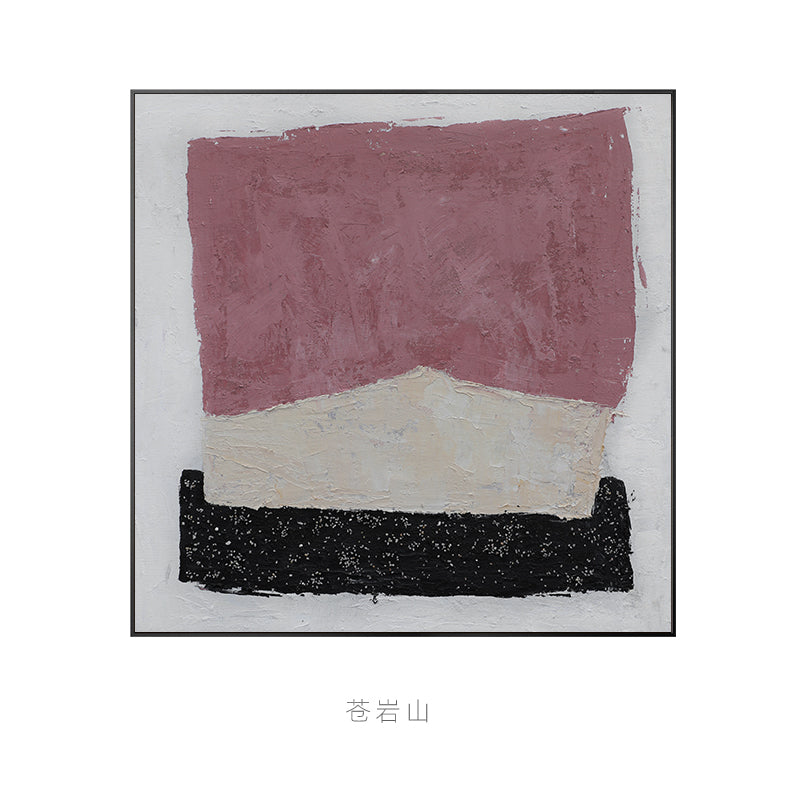 Handmade Abstract Painting Canvas Art Minimalist Acrylic Painting Oversize Wall Art Grey Purple Painting Modern Art Home Decor31in,No Frame