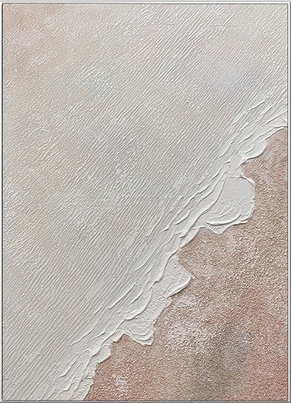 Heavy Thick Oil Painting On Canvas Abstract Sea Wave Handmade Modern Decorative Art Picture For Home,31inx47in,No Frame