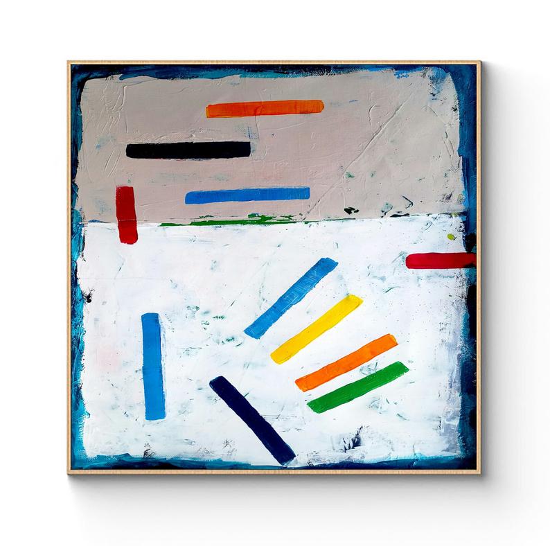 ModernArtAbstractPaintingCanvasWallArtDecorPaintingOnCanvasOriginalPainting 31in,No Frame