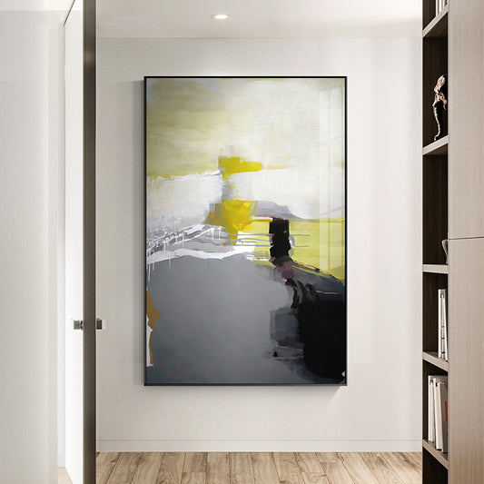 Big Size Modern Hand Painted Canvas Oil Painting Simple Color Design Picture Wall Art Home Decor,31inx47in,No Frame