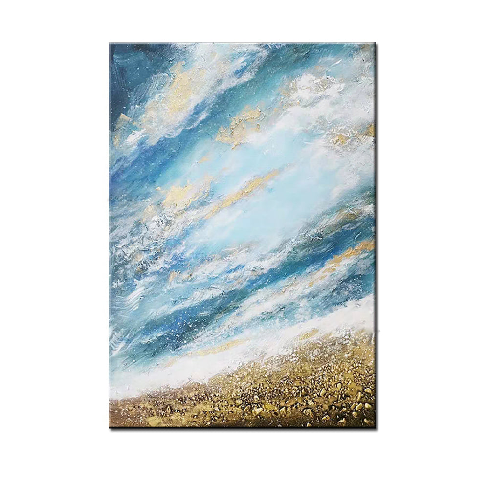 Handmade Abstract Art Oil Painting Home Decor Sky Picture Canvas Painting Wall Art Hand Painted Landscape