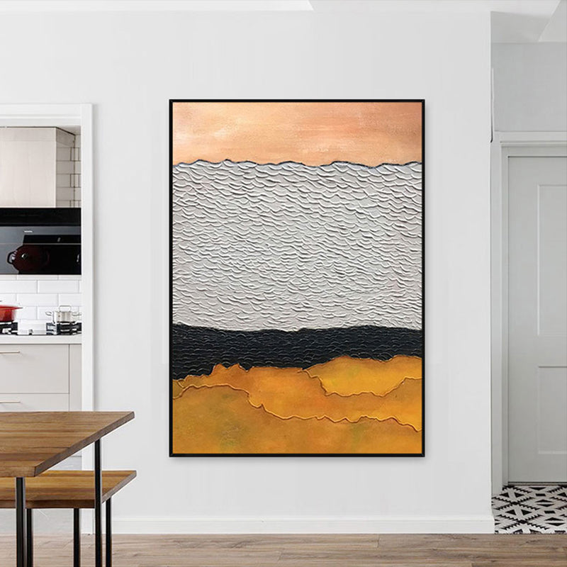 Handmade Beautiful Painting Artistic Abstract Paintings Handpainted Oil Painting On Canvas Large Modern Coffeehouse Decoration Unframed,31inx47in,No Frame