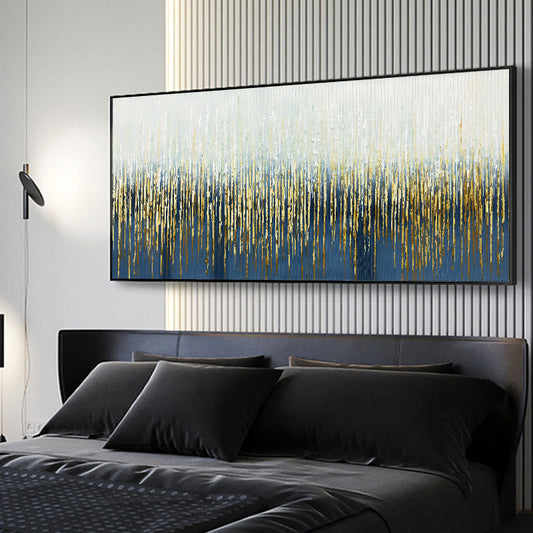 Pure hand-painted Oil Painting Decorative Painting The Living Room Sofa Backdrop Mural Extravagant Light Horizontal Version Of T 27inx54in,No Frame