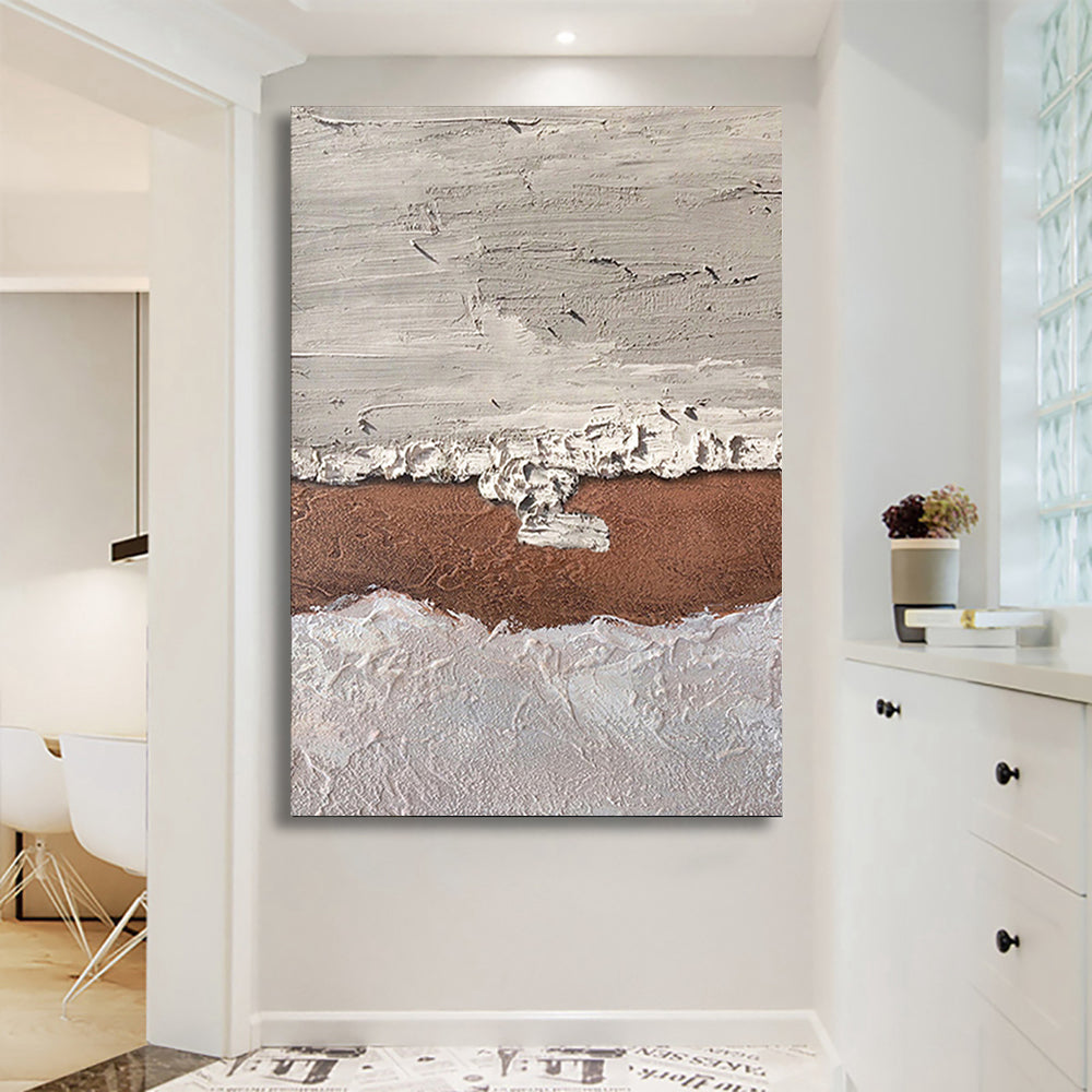 Hand Painted 3D Abstract Painting Thick Oil Canvas Painting Wall Art Modern Home Wall Decoration Picture For Living Room,31inx47in,No Frame
