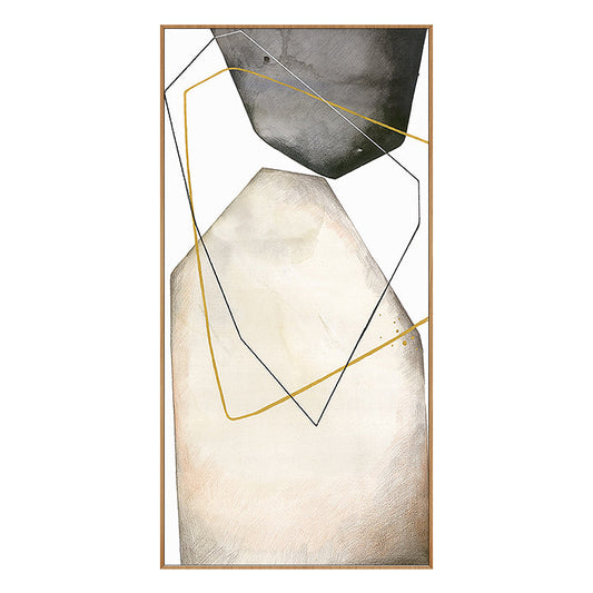 Hand-painted Oil Painting Triple Sea Living Room Sofa Backdrop Decorative Painting Murals Sharply Beach Entrance Hallway Home27inx54in,No Frame
