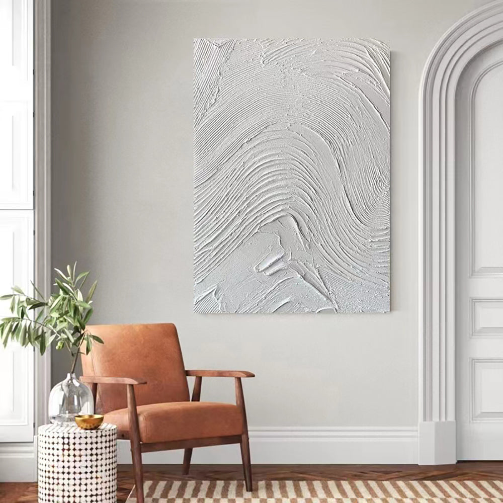 Abstract Boat On The River Oil Painting  Hand Painted On Canvas Modern Landscape Wall Art,31inx47in,No Frame