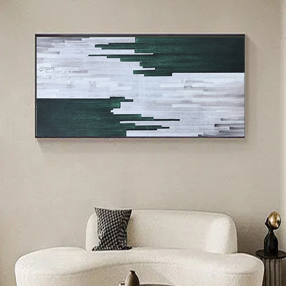 Abstract Handpainted  Oil Paintings Handmade Painting On Canvas Wall Art Pictures For Office Decorative,27inx54in,No Frame