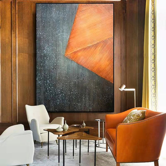 Lienzos Decorativos Grandes Laminas Decorativas Pared Cuadros Nordicas Oil Painting on Canvas Hand Painted For Living Room,31inx47in,No Frame