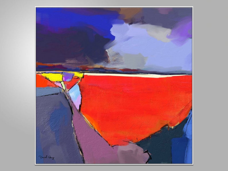 AbstractOilPaintingMinimalismContemporaryArtKitchenDecorWallArtLargePaintingCanvasArtModernArt  31in,No Frame