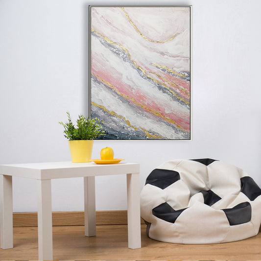 Large Decorative Sheets Wall Abstract Pictures Hand Painted Wall Art Home Decorative Paintings Office Decoration Room,31inx47in,No Frame