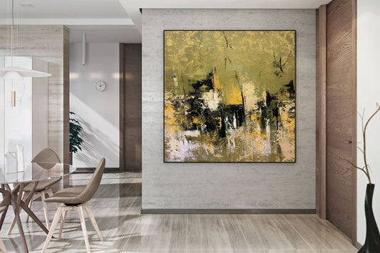 Extra Large Wall Art Palette Knife Artwork Original Painting On Canvas Modern Wall Decor Contemporary Art Abstract Wall Painting31in,No Frame