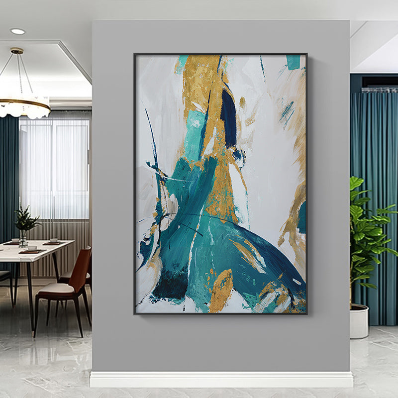 Handmade Oil Painting Wall Art Modern Abstract Artwork Home Decoration Pictures Living Room Bedroom Dining,31inx47in,No Frame