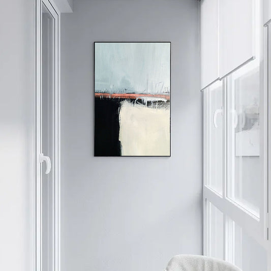 Wall Hanging Picture Oil Painting Handmade  Handpainted Canvas Art Decor Murals Abstract Image Living Room Bedroom,31inx47in,No Frame