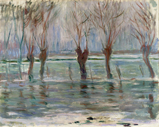 Oscar-Claude Monet Hand painted Oil Painting Canvas Wall Art For Home Living Room #040