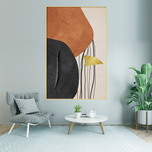 Handmade Oil Painting Canvas Wall Art Oil Paintings Canvas Abstract Art Home Decoration Wall Pictures,31inx47in,No Frame