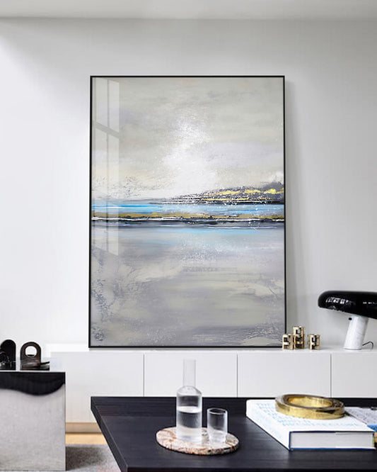 Abstract 3D Thick Art Handmade Oil Painting Canvas Gold Paintings Wall Pictures Art Wall Artwork For Living Room Bedroomr,31inx47in,No Frame