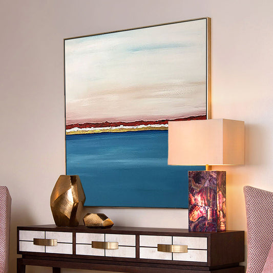 HandpaintedOilPaintingPorchLightLuxuryModernAbstractDecorativePaintingDiningRoomMuralPaintingsHotels  31in,No Frame
