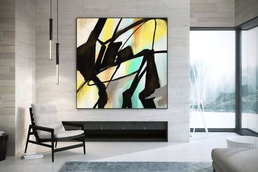 Original Abstract Painting Extra Large Wall Art On Canvas Hand Painted Contemporary Abstract Art Painting On Canvas Modern Art31in,No Frame