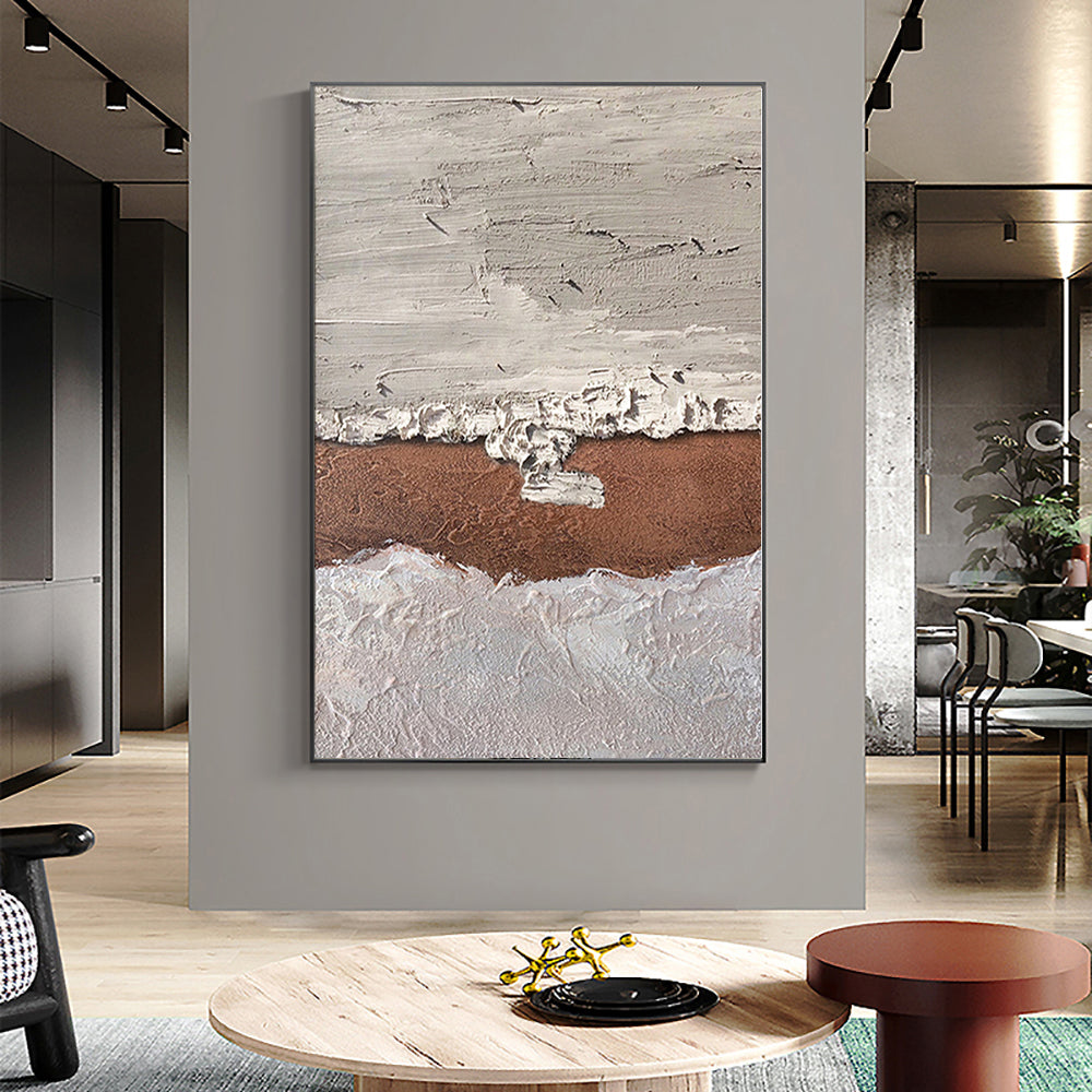Hand Painted 3D Abstract Painting Thick Oil Canvas Painting Wall Art Modern Home Wall Decoration Picture For Living Room,31inx47in,No Frame