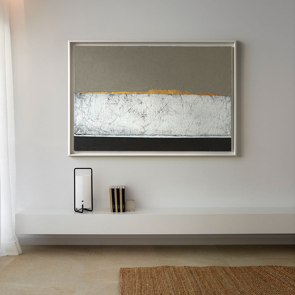 Large Modern Abstract Artwork Painting Handmade Oil Painting On Canvas Wall Painting Thick Textured Canvas Art,27inx54in,No Frame