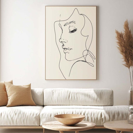 Handpainted Abstract Wall Art Painting Decorative Painting Aisle Corridor Mural Mooring Hanging Painting black white 31inx47in,No Frame
