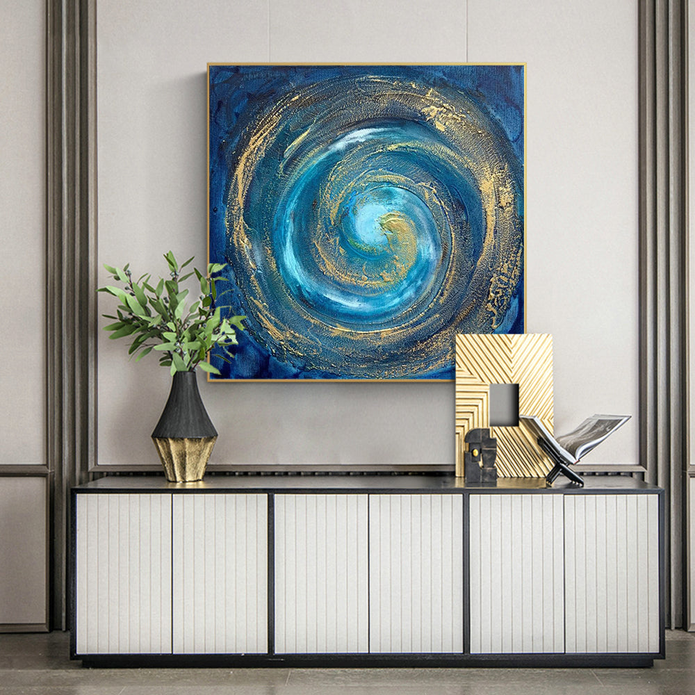 Handmade Abstract Artwork Oil Painting On Canvas Hand Painted Fantasy Starry Sky Pictures Modern Decoration Painting