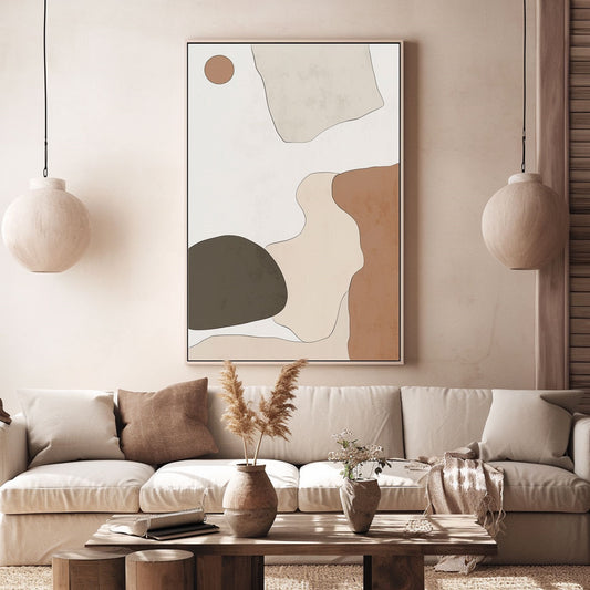 Handpainted Abstract Wall Art Painting Decorative Painting Aisle Corridor Mural Mooring Hanging Painting black white 31inx47in,No Frame