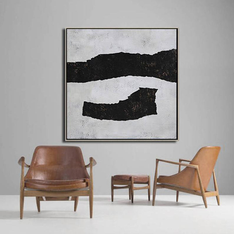 Abstract painting Large Wall Art, Minimalist Canvas Painting, hand painted acrylic painting on canvas31in,No Frame