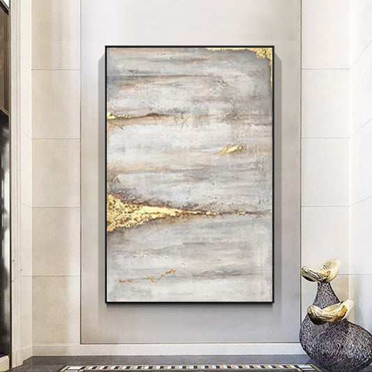 Hand Painted Abstract Oil Painting On Canvas Modern Abstract Wall Art Oil Painting Home Hotel For Living Room,31inx47in,No Frame