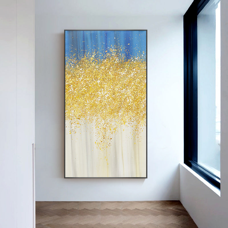 Nordic American Abstract Painting hand-painted Decorative Painting Modern Scandinavian Living Room Entrance Hallway Light LuxuryNordic American Abstract Painting hand-painted Decorative Painting Modern Scandinavian Living Room Entra27inx54in,No Frame