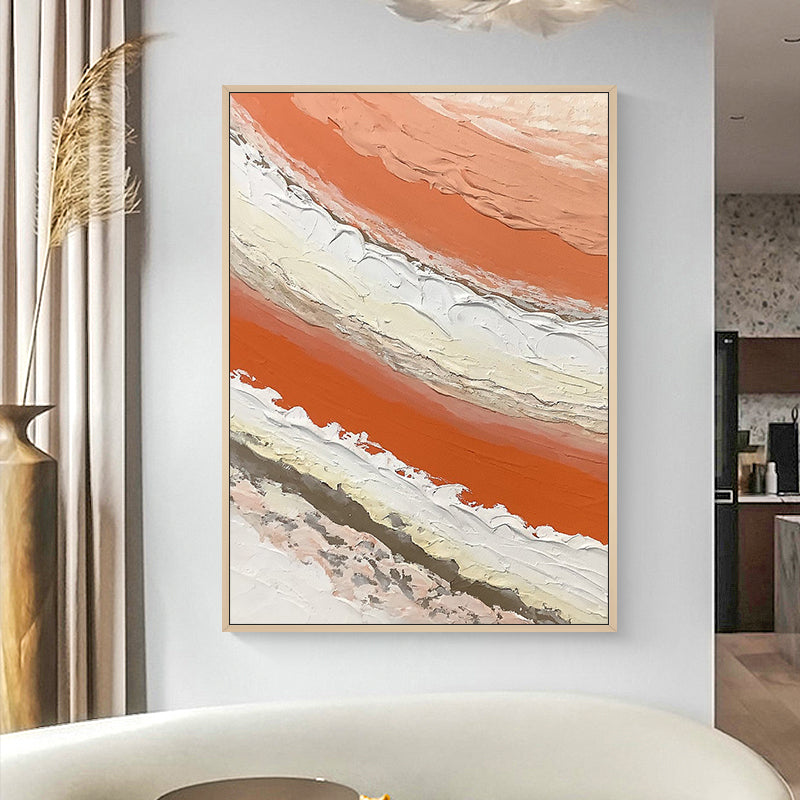 Latest  Hand Drawn Abstract Oil Painting Thick Textured Decorative For Living Room Bedroom Restaurant Home,31inx47in,No Frame