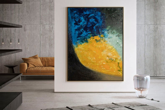 LargeModernWallArtPaintingLargeAbstractPaintingPaintingWallArtLargeWallArtExtraLarge   31in,No Frame