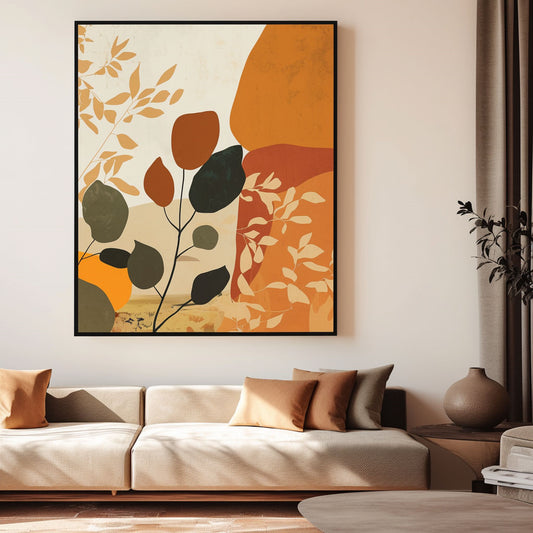 Handpainted Abstract Wall Art Painting Decorative Painting Aisle Corridor Mural Mooring Hanging Paintinggreenyellow1inx47in,No Frame