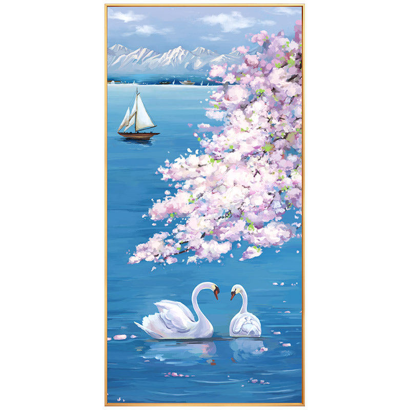 Door Entrance Wall Decoration Painting The Living Room Wall Paintings Fresco Dining Bedroom Tearoom Cool Painting27inx54in,No Frame