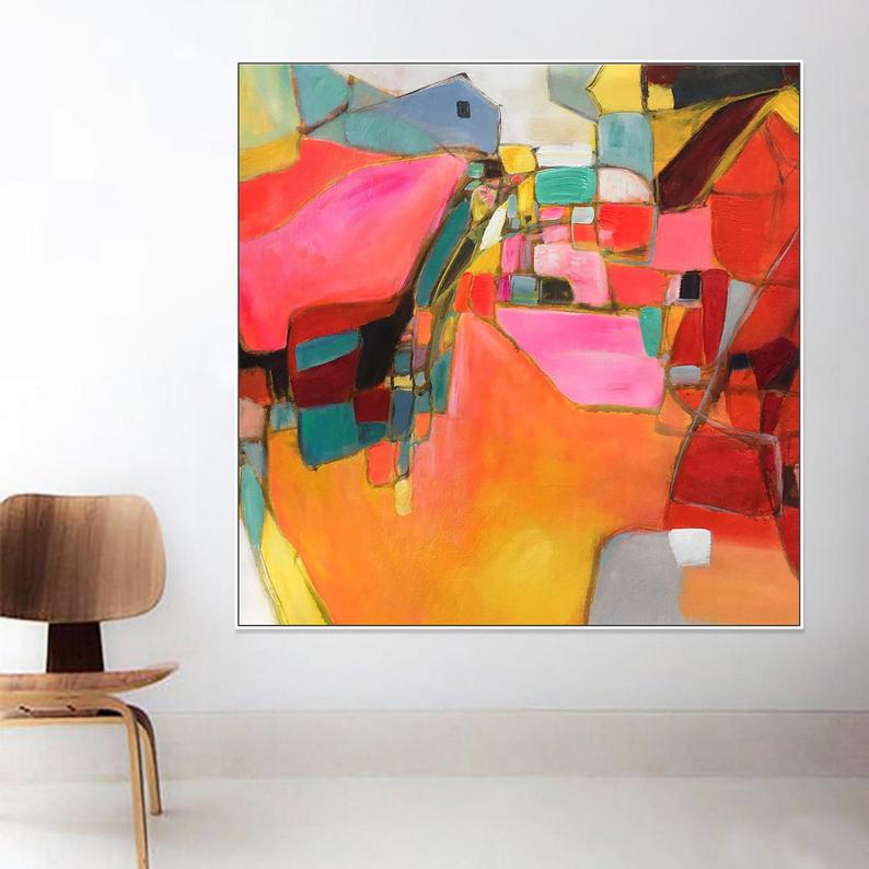 Oil Painting Abstract Painting Abstract Contemporary Painting Large Canvas Painting Abstract Canvas Painting Abstract Art31in,No Frame