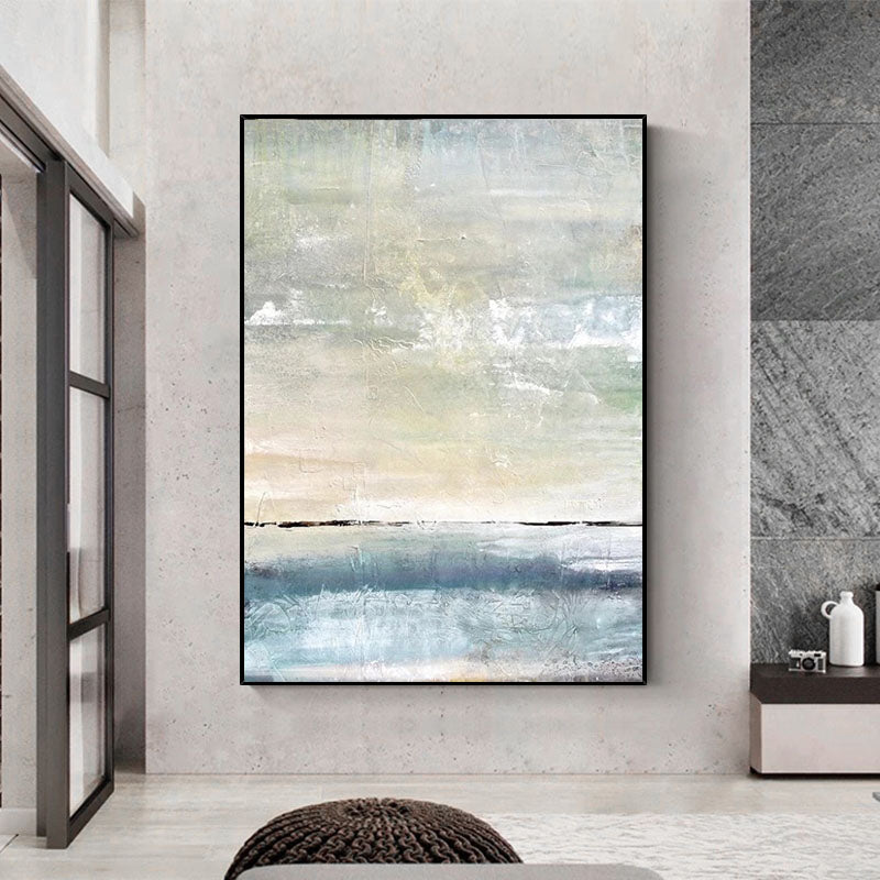 Large Mural on Canvas Handmade Oil Vertical Abstract Art Deco Painting Living Room Wall Decoration Painting,31inx47in,No Frame