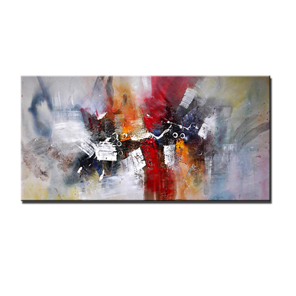 Large Wall Art Acrylic Paintings On Canvas Handmade For Living Room Wall Decorate Hand Painted Abstract,27inx54in,No Frame