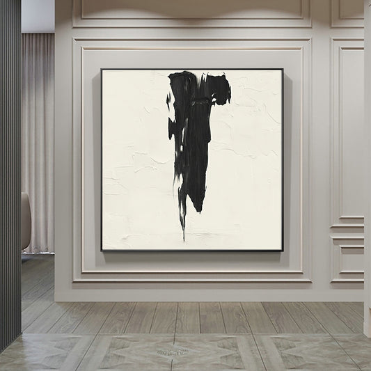 Modern Abstract Three dimensional Painting Art Handmade Oil Painting Canvas Painting Wall Picture Artwork Living Room,31inx31in,No Frame