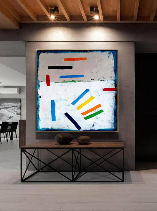 ModernArtAbstractPaintingCanvasWallArtDecorPaintingOnCanvasOriginalPainting 31in,No Frame