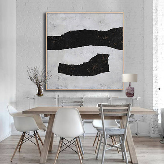 Abstract painting Large Wall Art, Minimalist Canvas Painting, hand painted acrylic painting on canvas31in,No Frame