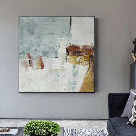 ModernAbstractArtLargeCanvasArtAbstractAcrylicPaintingOriginalAbstractPaintingOnCanvasOversizedWall 31in,No Frame