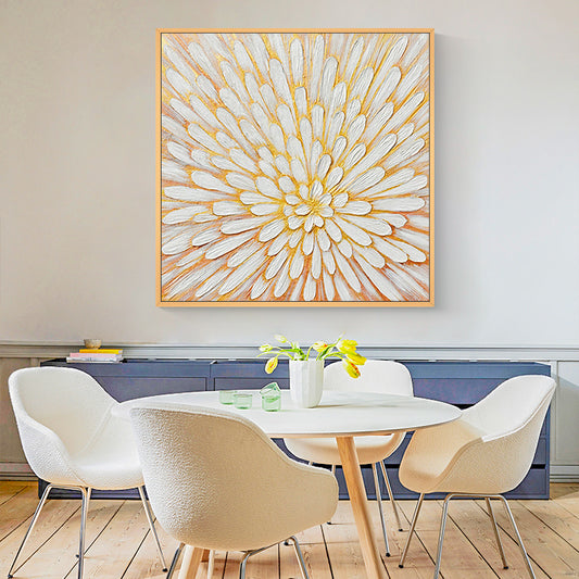 1 Panel Set Abstract Simple Design Oil Paintings Wall Picture Abstract Canvas Wall Decorative Artwork,31inx31in,No Frame