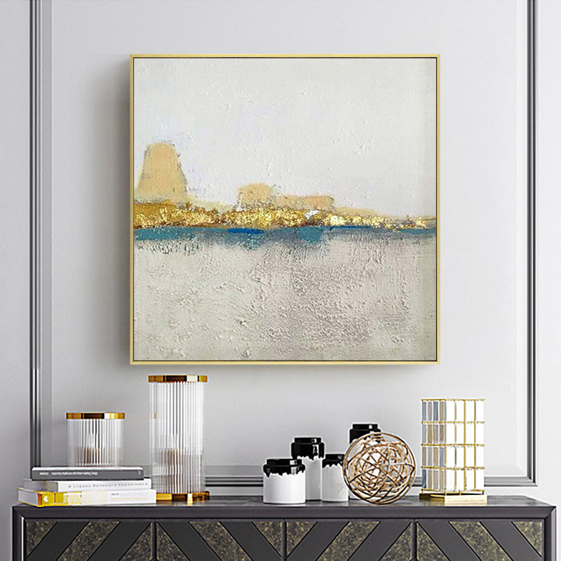 Handmade Painting Northern European-Style Restaurant Decorative Painting Hong Kong Style Abstract Modern Minimalist Triple Hangi31in,No Frame