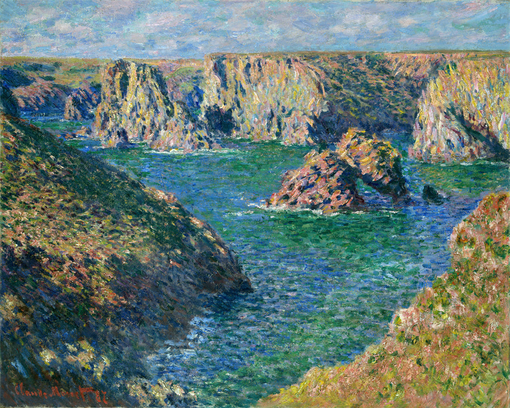 Oscar-Claude Monet Hand painted Oil Painting Canvas Wall Art For Home Living Room #067