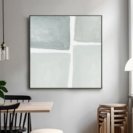 Elegant Gray Modern Scandinavian Minimalist Abstract Decorative Painting Living Room Bedroom Hanging Painting Restaurant Entranc31in,No Frame