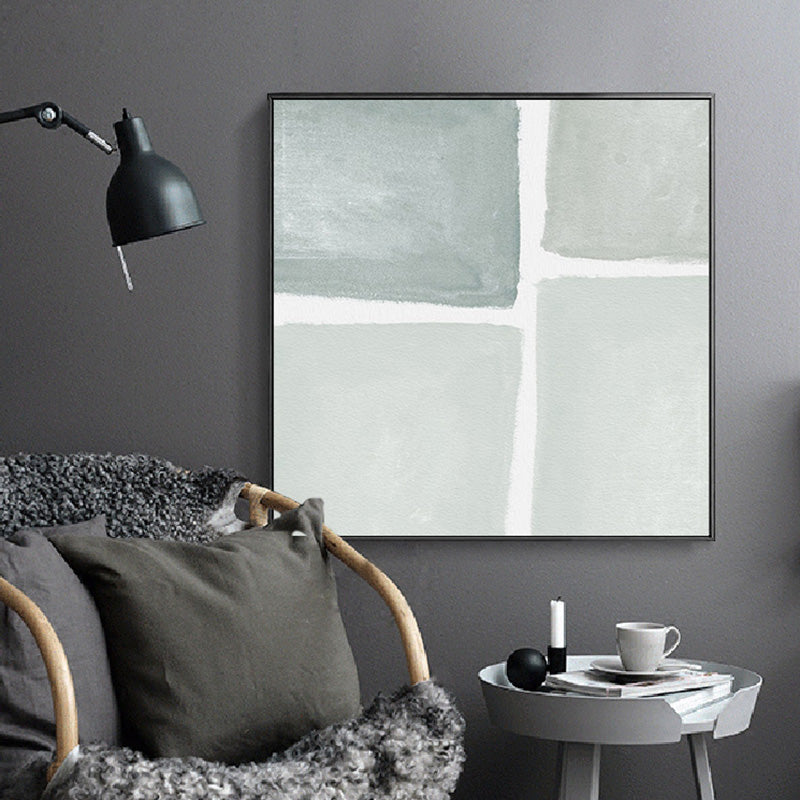 Elegant Gray Modern Scandinavian Minimalist Abstract Decorative Painting Living Room Bedroom Hanging Painting Restaurant Entranc31in,No Frame