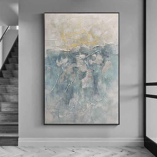 Paintings Wall Decor No Frame Living Room Pure Hand Drawn Oil Painting On Canvas Beautiful Colorful,31inx47in,No Frame